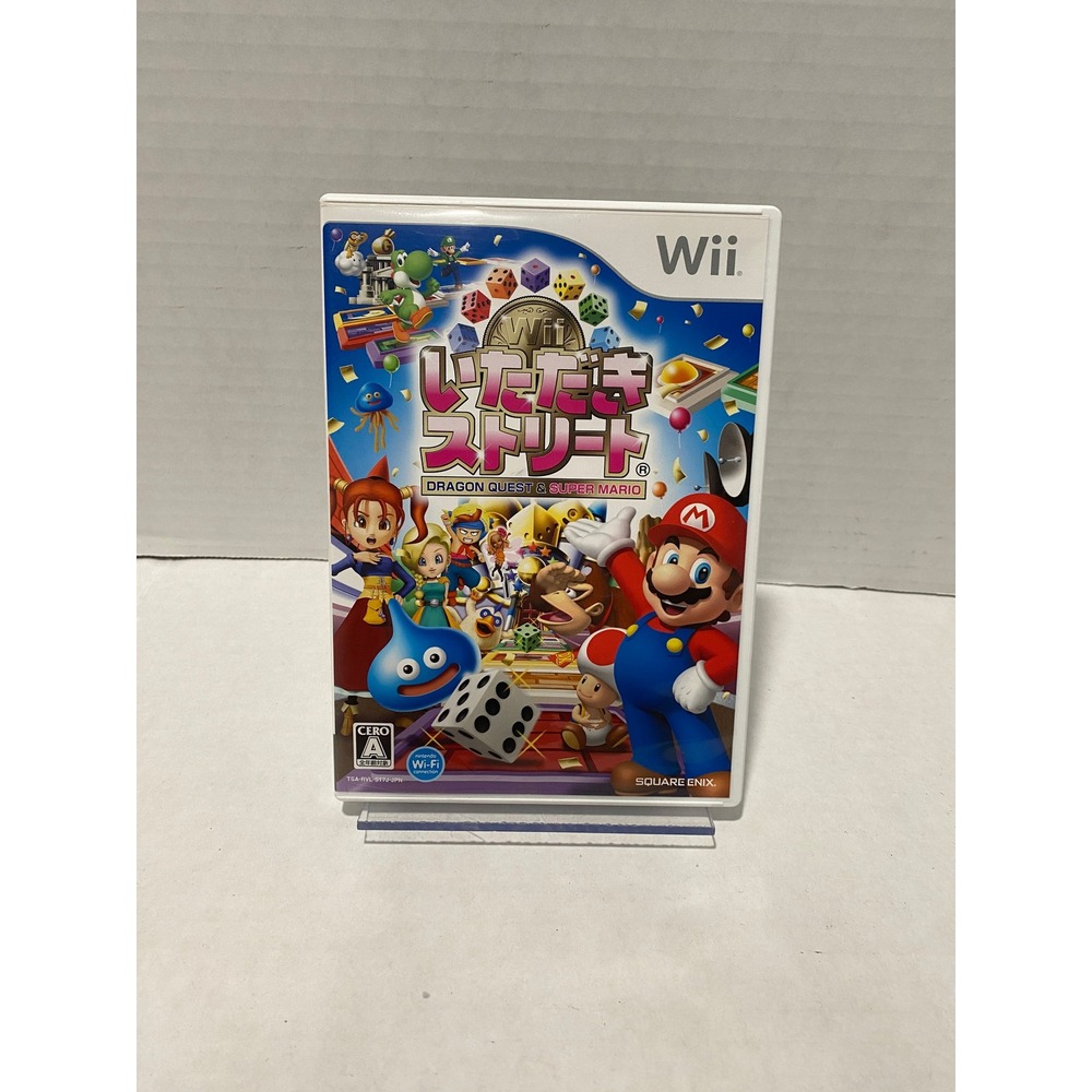 Nintendo Itadaki Street Wii Dragon Quest & Super Mario Japan NTSC-J Excellent
